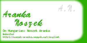 aranka noszek business card